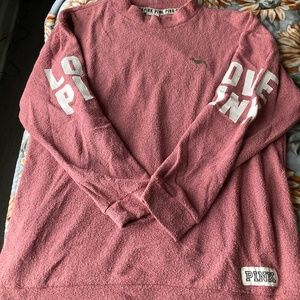 Victoria’s Secret PINK terry sweatshirt